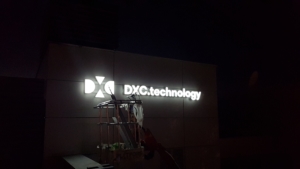 DXC - Illuminated Sign 4